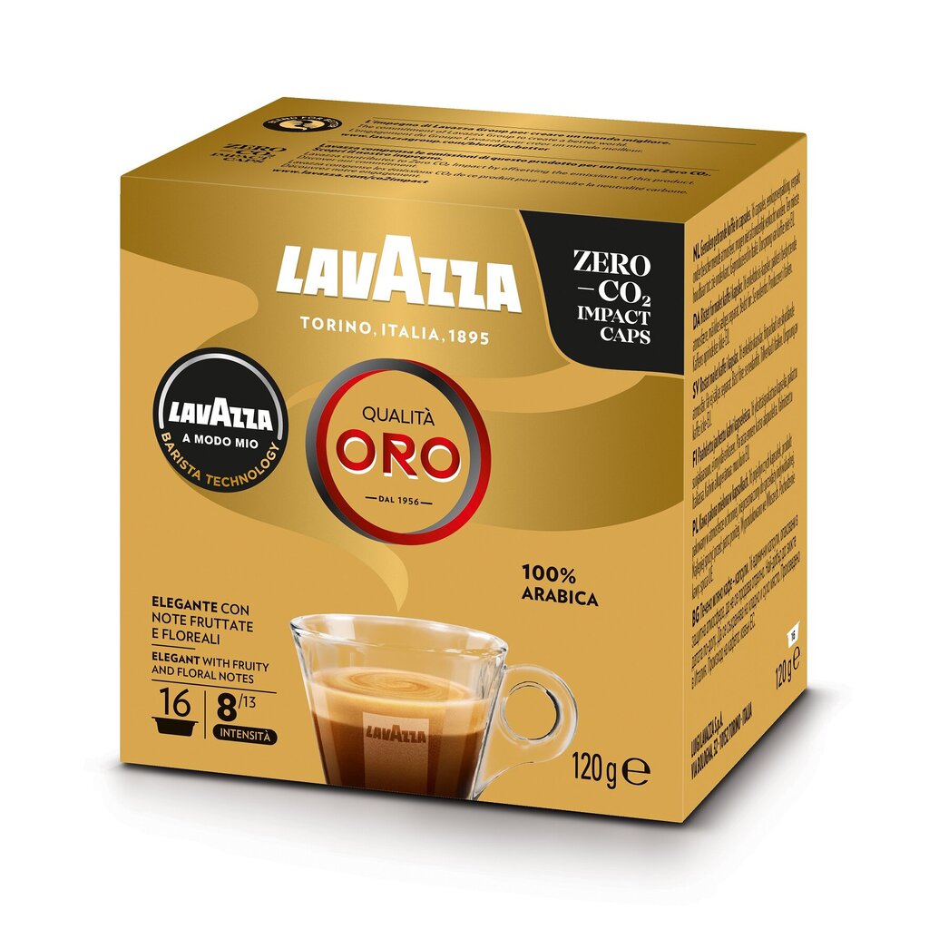 Kafijas kapsulas - Lavazza A Modo Mio Qualita Oro, 120g cena un informācija | Kafija, kakao | 220.lv