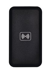 Wireless Induction Charger QI Universal - SLIM Type 02 BLACK (min. 2A) cena un informācija | Lādētāji un adapteri | 220.lv