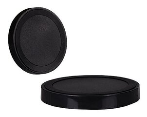 Wireless Induction Charger QI Universal - ROUND Type 01 BLACK (min. 2A) cena un informācija | Lādētāji un adapteri | 220.lv