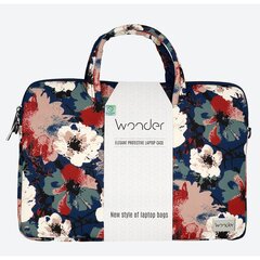 Wonder Briefcase Laptop 15-16 inches blue and camellias POK042629 цена и информация | Рюкзаки, сумки, чехлы для компьютеров | 220.lv