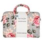 Wonder Briefcase Laptop 15-16 inches grey and roses POK042630 цена и информация | Somas portatīvajiem datoriem | 220.lv