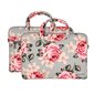 Wonder Briefcase Laptop 15-16 inches grey and roses POK042630 цена и информация | Somas portatīvajiem datoriem | 220.lv