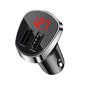 Borofone Car charger BZ15 Auspicious - 2xUSB - 2,4A with USB to MicroUSB cable black цена и информация | Lādētāji un adapteri | 220.lv