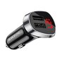 Borofone Car charger BZ15 Auspicious - 2xUSB - 2,4A with USB to MicroUSB cable black цена и информация | Lādētāji un adapteri | 220.lv