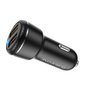 Borofone Car charger BZ17 Core - 2xUSB - QC 3.0 18W black cena un informācija | Lādētāji un adapteri | 220.lv