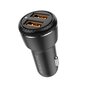 Borofone Car charger BZ17 Core - 2xUSB - QC 3.0 18W black cena un informācija | Lādētāji un adapteri | 220.lv