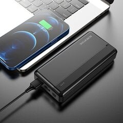 Borofone Power Bank 20000mAh BJ24A - 2xUSB - black цена и информация | Зарядные устройства Power bank | 220.lv