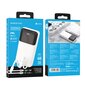 Borofone Power Bank 20000mAh BJ22A - USB - PD QC 3.0 22,5W with Type C and Lightning cables white cena un informācija | Lādētāji-akumulatori (Power bank) | 220.lv