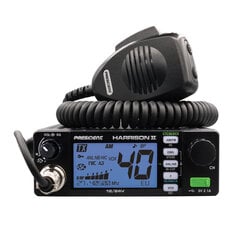 CB President HARRISON-II mobilais retranslators ASC AM / FM, VOX, NB, ANL, 12-24V, CTCSS, DCS цена и информация | Рации | 220.lv