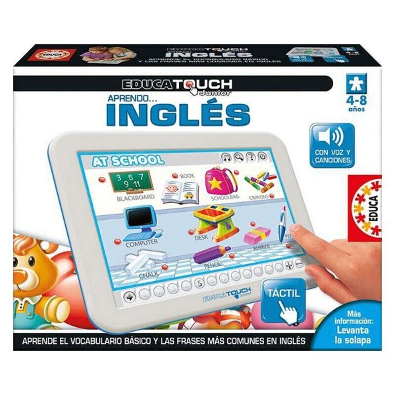 Izglītojoša spēle Educa I learn English. Touch Junior (EN) cena un informācija | Attīstošās rotaļlietas | 220.lv