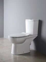 Kompakts tualetes pods Kairo ar Poznański bidē + krāns Daniel + Slim Soluzione tualetes poda sēdeklis + Stūra vārsts 1/2x1/2 цена и информация | Унитазы | 220.lv