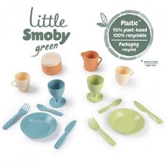 Кухонные принадлежности из биопластика SMOBY Little Green Kitchen Set цена и информация | Игрушки для девочек | 220.lv