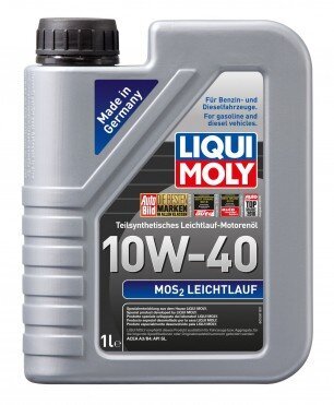 Liqui Moly MoS2 Vienmērīgas darbības motoreļļa 10W-40, 20l cena un informācija | Motoreļļas | 220.lv