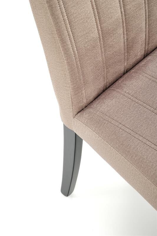 2-u krēslu komplekts Halmar Diego, melns/smilškrāsas цена и информация | Virtuves un ēdamistabas krēsli | 220.lv