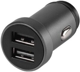 Automašīnas telefona lādētājs Vivanco USB 2x2.4A (38858) cena un informācija | Lādētāji un adapteri | 220.lv
