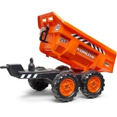 FALK traktors Kubota Orange ar piekabi cena un informācija | Falk Rotaļlietas, bērnu preces | 220.lv