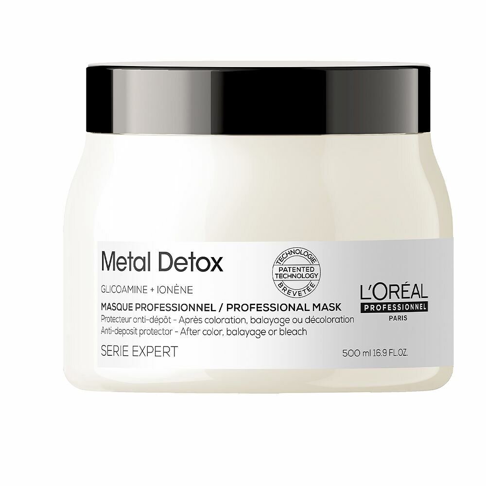 Attīrošā maska L'Oreal Professionnel Paris Metal Detox (500 ml) cena un informācija | Matu uzlabošanai | 220.lv