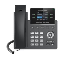 Grandstream Networks GRP2612 IP phone Black 2 lines цена и информация | Стационарные телефоны | 220.lv