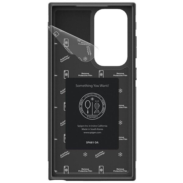 Spigen Cryo Armor Samsung S23 Ultra S918 czarny|matte black ACS05616 цена и информация | Telefonu vāciņi, maciņi | 220.lv