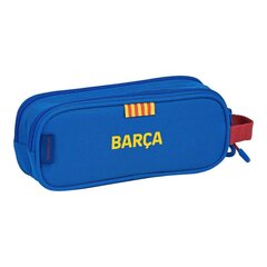 футляр F.C. Barcelona M513 Тёмно Бордовый Тёмно Синий (21 x 8 x 6 cm) цена и информация | Пеналы | 220.lv