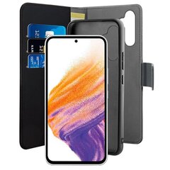 Puro Wallet Detachable Sam A54 5G A546 2w1 czarne|black PUSGA54BOOKC3BLK цена и информация | Чехлы для телефонов | 220.lv