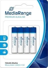 Батарейки AAA LR03 1.5V ALKALINE MRBAT101 MEDIARANGE цена и информация | Батарейки | 220.lv