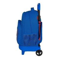 Школьный рюкзак с колесиками F.C. Barcelona M918 Тёмно Бордовый Тёмно Синий (33 x 45 x 22 cm) (33 x 45 x 22 cn) цена и информация | Школьные рюкзаки, спортивные сумки | 220.lv