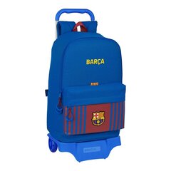 Школьный рюкзак с колесиками F.C. Barcelona (31 x 47 x 15 cm) цена и информация | Школьные рюкзаки, спортивные сумки | 220.lv