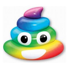 Надувной матрас Rainbow Poo (107 x 121 x 26  cm) цена и информация | Надувные и пляжные товары | 220.lv