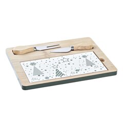 Uzkodu paplāte DKD Home Decor, 24,5 x 20 x 1,2 cm cena un informācija | Trauki, šķīvji, pusdienu servīzes | 220.lv