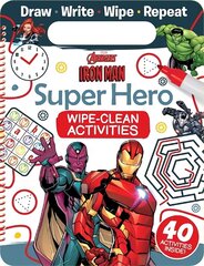 Marvel Avengers Iron Man: Super Hero Wipe-Clean Activities цена и информация | Книги для малышей | 220.lv