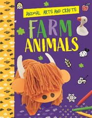 Animal Arts and Crafts: Farm Animals cena un informācija | Grāmatas pusaudžiem un jauniešiem | 220.lv