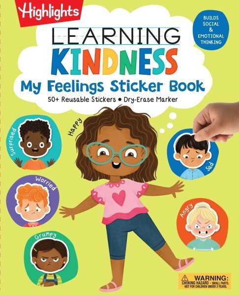 Learning Kindness My Feelings Sticker Book цена и информация | Grāmatas mazuļiem | 220.lv