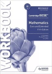Cambridge IGCSE Core and Extended Mathematics Workbook Fifth edition cena un informācija | Grāmatas pusaudžiem un jauniešiem | 220.lv