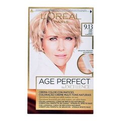 Permanenta Īpaši Noturīga Krāsa Sirmiem Matiem Excellence Age Perfect L'Oreal Make Up Gaišs цена и информация | Краска для волос | 220.lv