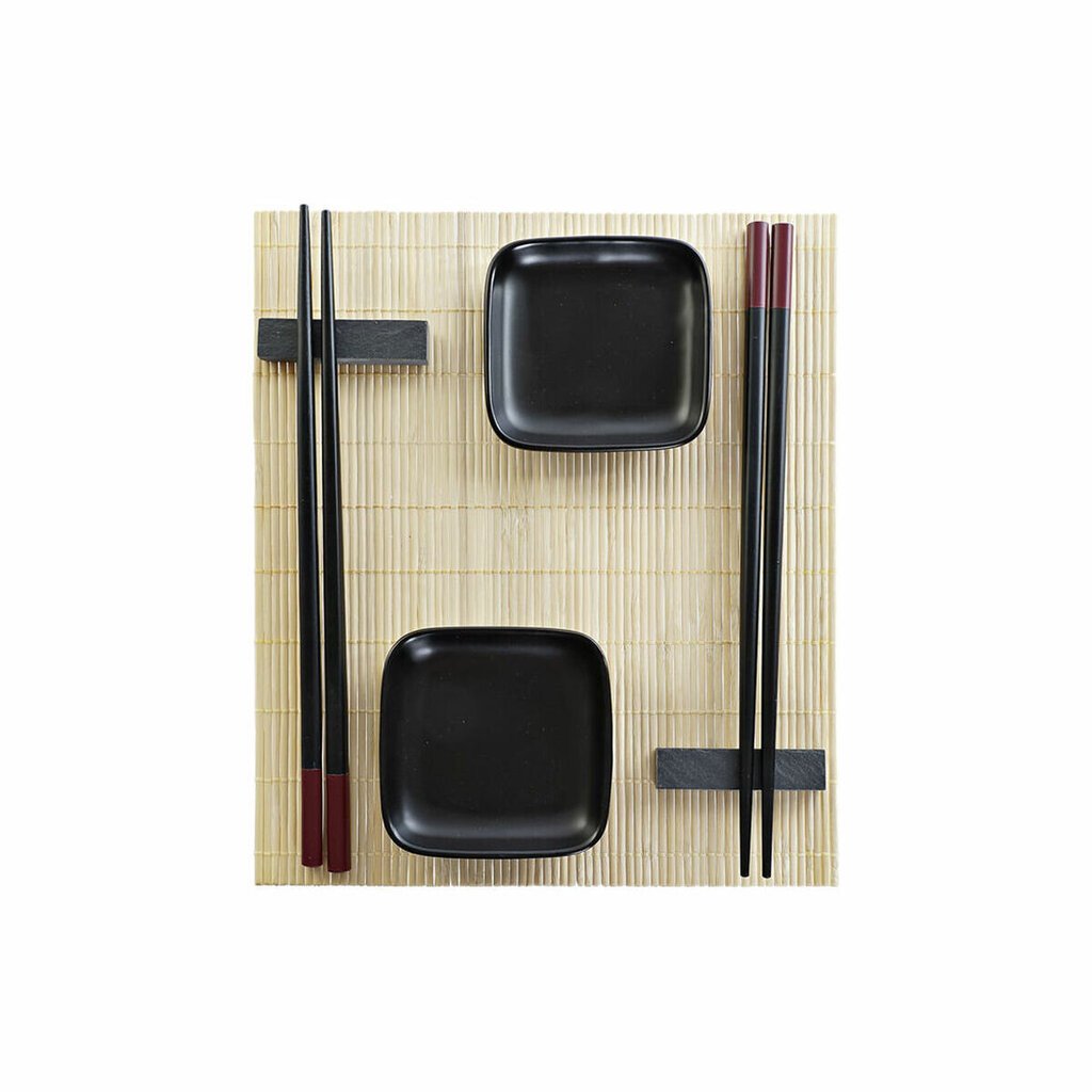Suši Komplekts DKD Home Decor (7 gb) (27,8 x 17,8 x 3 cm) cena un informācija | Trauki, šķīvji, pusdienu servīzes | 220.lv