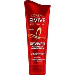 Маска для окрашенных волос Elvive Rapid Reviver L'Oreal Make Up (180 ml) цена и информация | Средства для укрепления волос | 220.lv