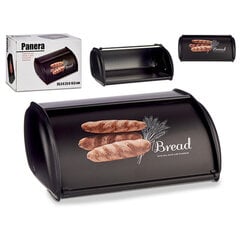 Хлебница Bread Чёрный Металл (23 x 14,5 x 35,5 cm) цена и информация | Кухонные принадлежности | 220.lv