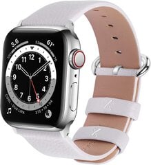 Fullmosa 42 мм 44 мм 45 мм совместимые ремешки для Apple Watch для iWatch 8 7 6 SE SE2 5 4 3 серии белый цена и информация | Аксессуары для смарт-часов и браслетов | 220.lv