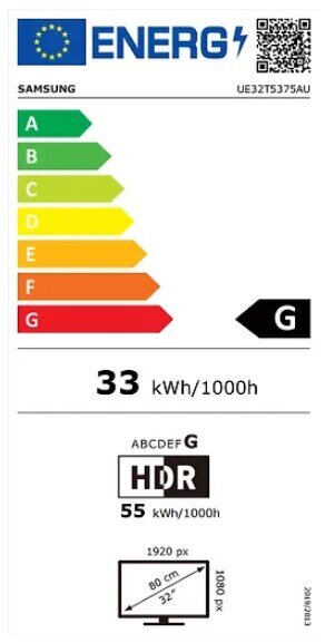 Samsung UE32T5302CKXXH cena un informācija | Televizori | 220.lv