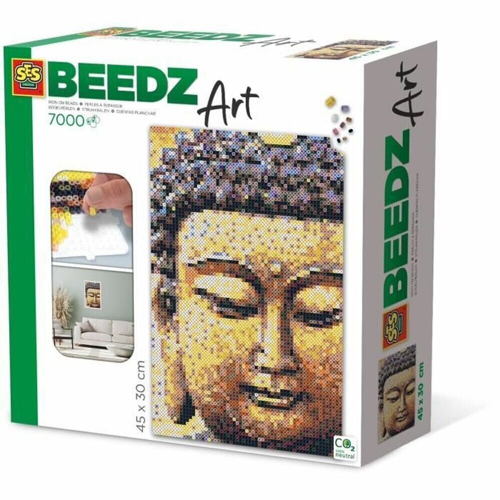 Komplekts SES Creative Beedz Art - Buda 7000 cena un informācija | Puzles, 3D puzles | 220.lv