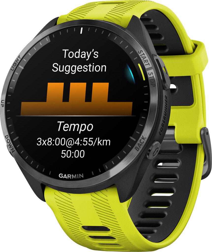 Garmin Forerunner® 965 Black/Amp Yellow cena un informācija | Viedpulksteņi (smartwatch) | 220.lv
