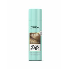 Спрей для закрашивания седых волос L'Oreal Make Up Magic Retouch, 4-светлый, 100 мл цена и информация | Краска для волос | 220.lv