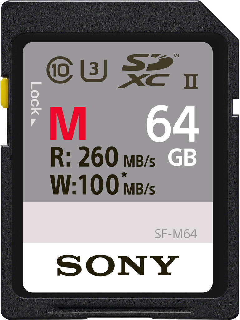 Sony atmiņas karte SDXC 64GB M-Series UHS-II cena un informācija | Atmiņas kartes fotokamerām | 220.lv