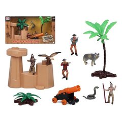 Rotaļu komplekts Playset Indian Cowboy (14 gab.) cena un informācija | Rotaļlietas meitenēm | 220.lv