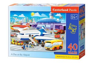 Пазл Castorland A Day at the Airport, 40 деталей цена и информация | Пазлы | 220.lv