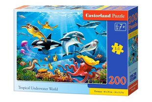 Puzle Castorland Tropical Underwater World, 200 daļas cena un informācija | Puzles, 3D puzles | 220.lv