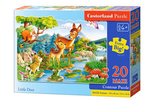 Puzle Castorland Little Deer, 20 daļu cena un informācija | Puzles, 3D puzles | 220.lv