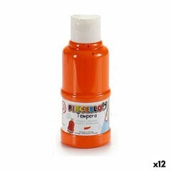 Tempera Oranžs (120 ml) (12 gb.) cena un informācija | Modelēšanas un zīmēšanas piederumi | 220.lv