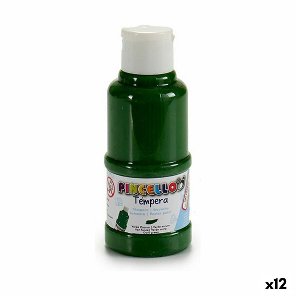 Tempera 120 ml Tumši zaļš (12 gb.) цена и информация | Modelēšanas un zīmēšanas piederumi | 220.lv